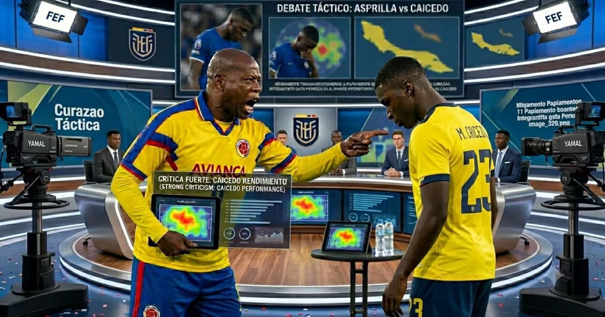 El Tino Asprilla y Moisés Caicedo