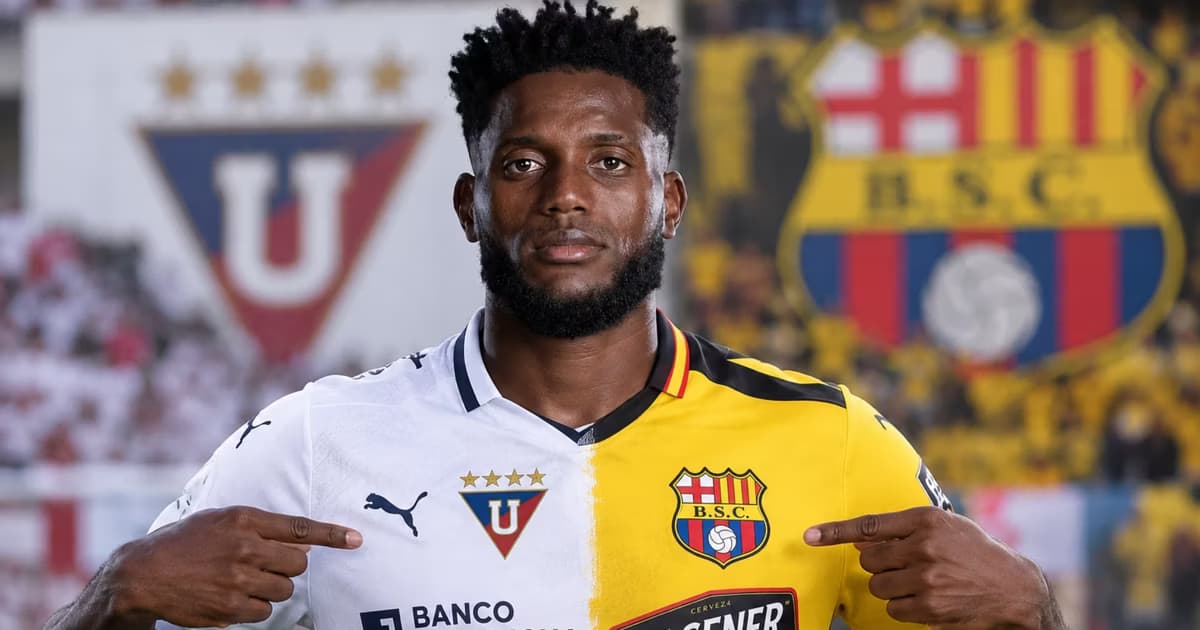 José Fajardo con la camiseta de LDU y BSC
