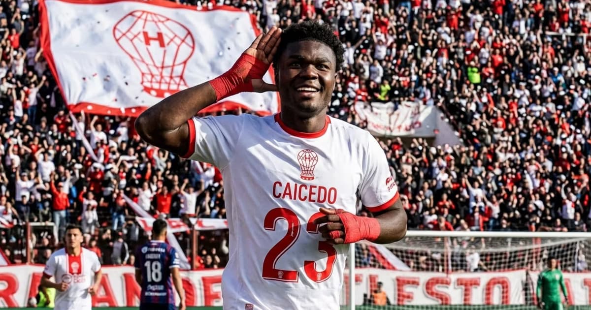 Jordy Caicedo en Huracán