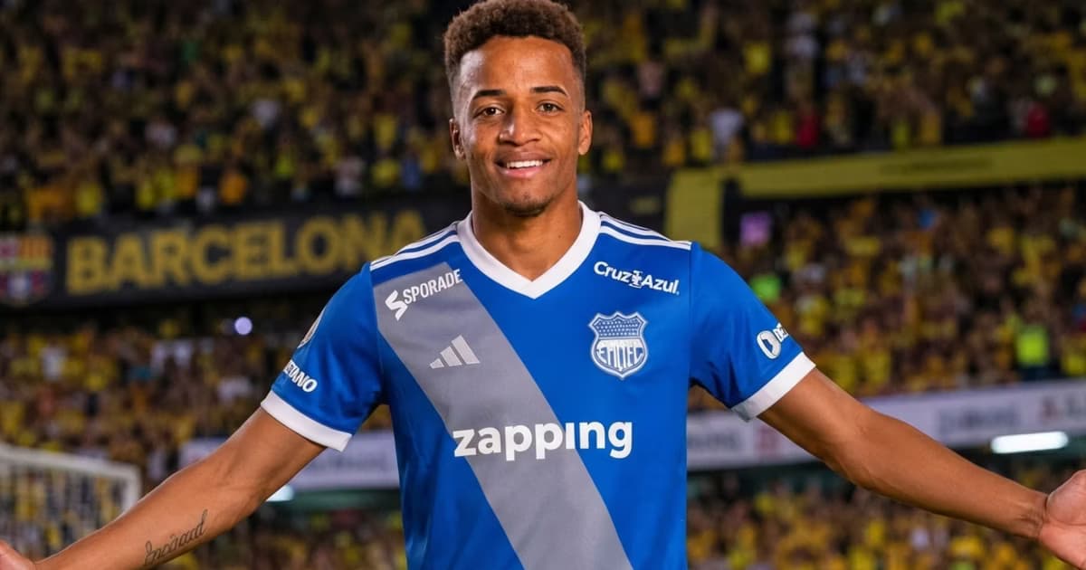 Byron Castillo con la camiseta de Emelec