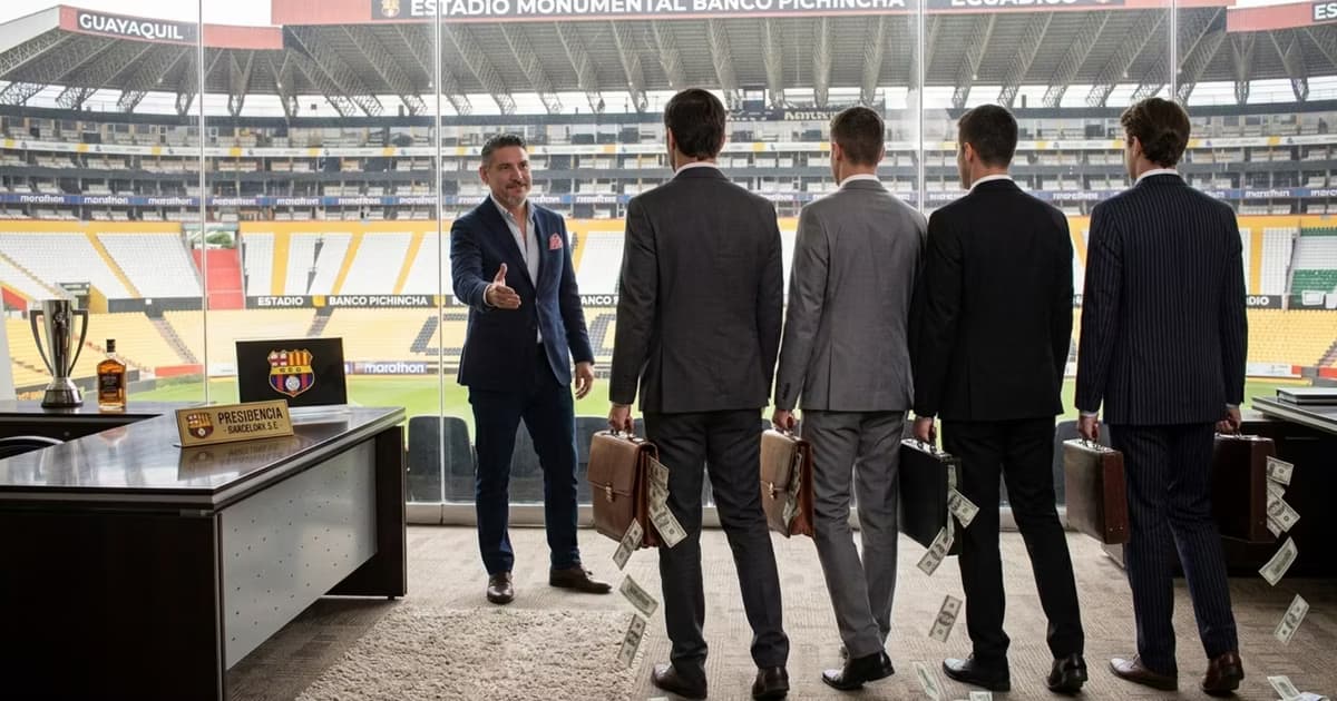 Miguel Montalvo recibiendo a inversores para BSC