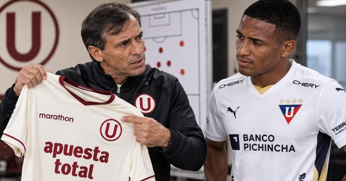 Fabián Bustos y Carabalí en Universitario de Deportes