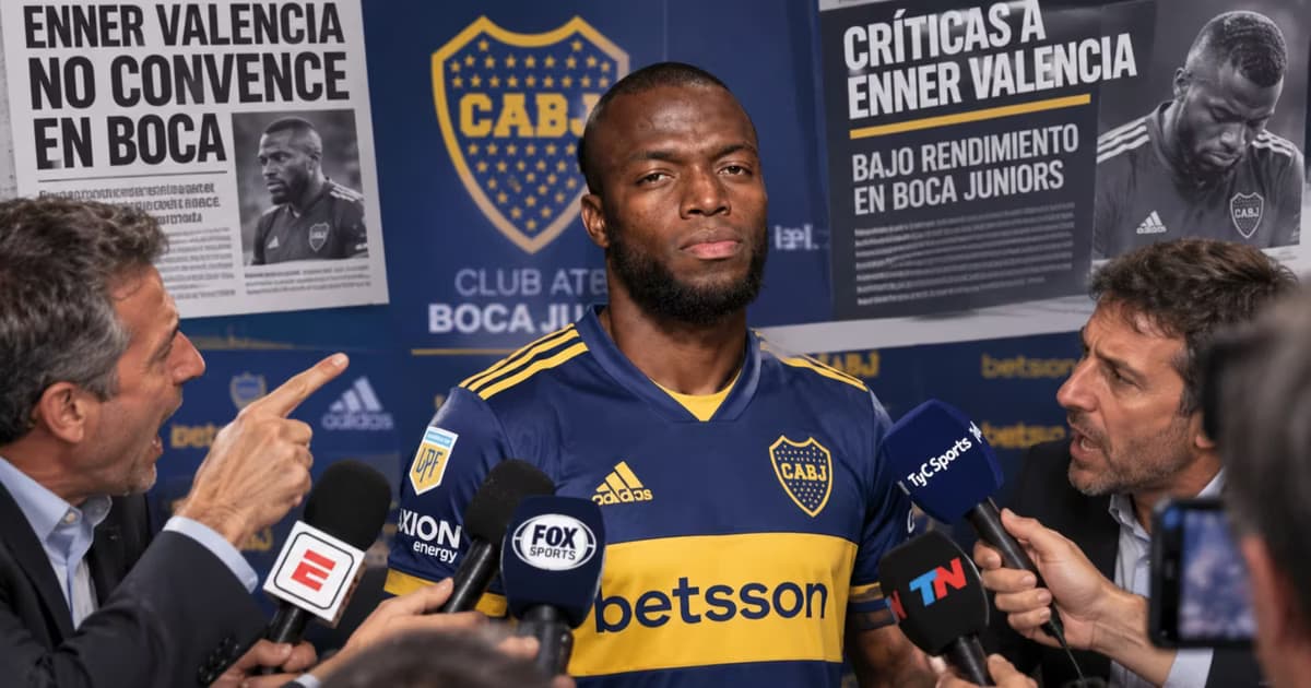 Enner Valencia recibe críticas de la prensa