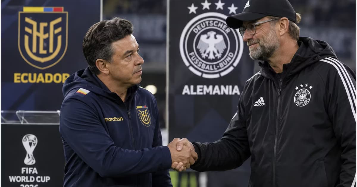 Gallardo y Klopp en un saludo
