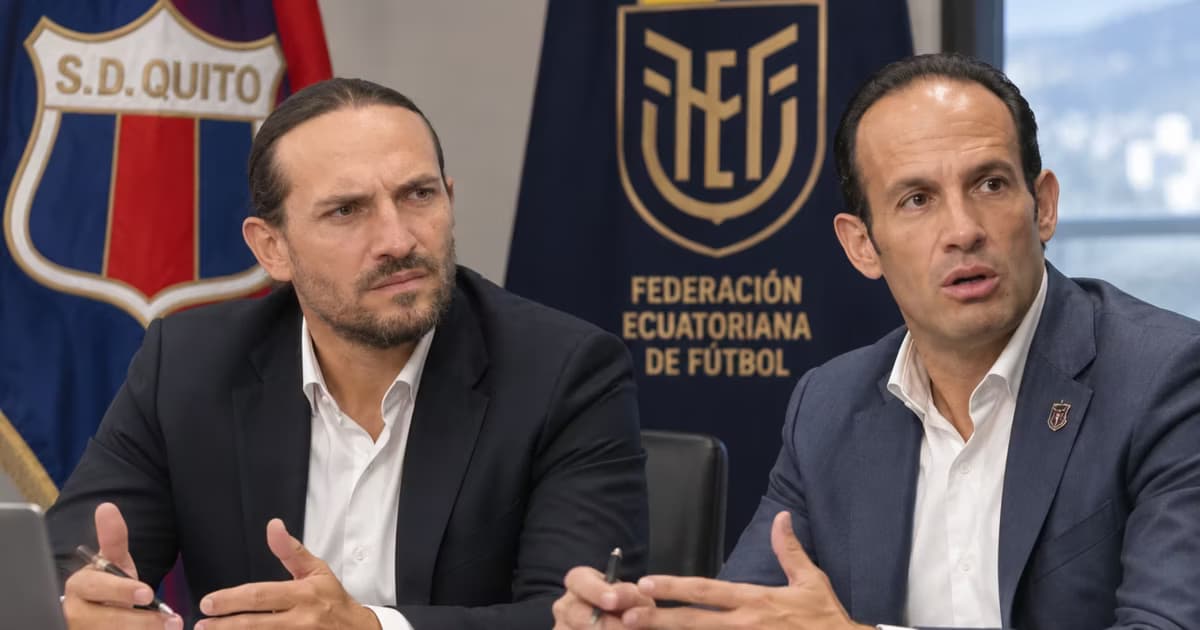 José Pardo junto a Francisco Egas