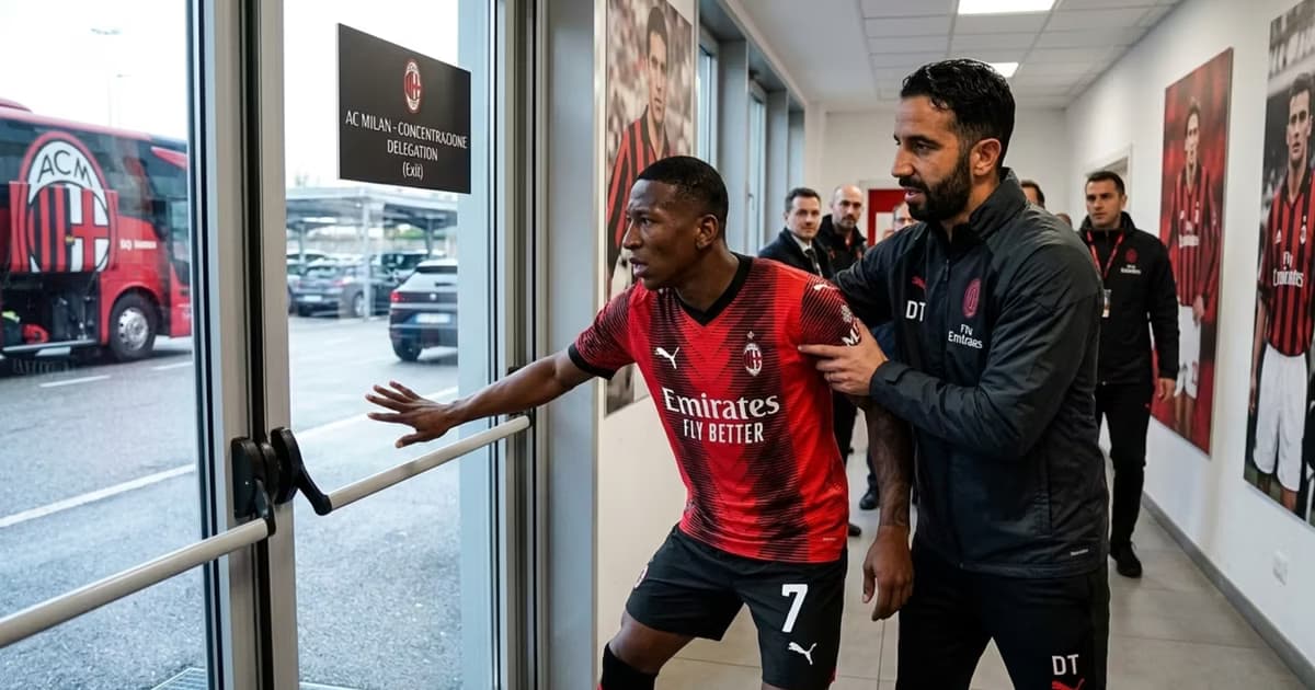 Pervis Estupiñán queriendo salir del AC Milán