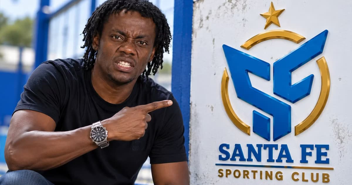 Juan Carlos Paredes y el escudo de Santa Fe