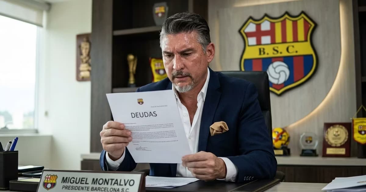 Miguel Montalvo viendo las deudas de BSC