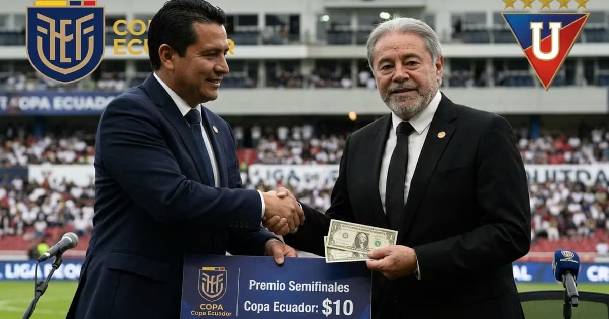 Isaac Alvarez recibiendo el premio de semifinales