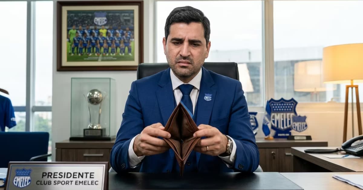 José David Jiménez mostrando su billetera vacía