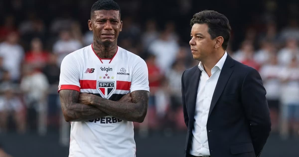 Robert Arboleda en el Sao Paulo junto a Marcelo Gallardo