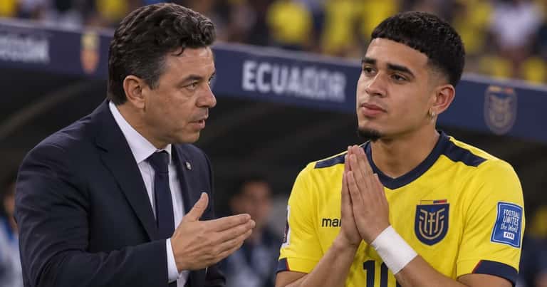 Marcelo Gallardo pone competencia directa a Kendry Páez en la Selección de Ecuador