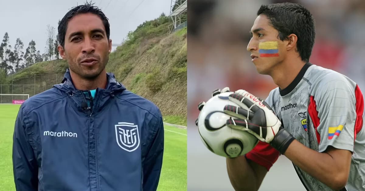 Christian Mora con la selección ecuatoriana
