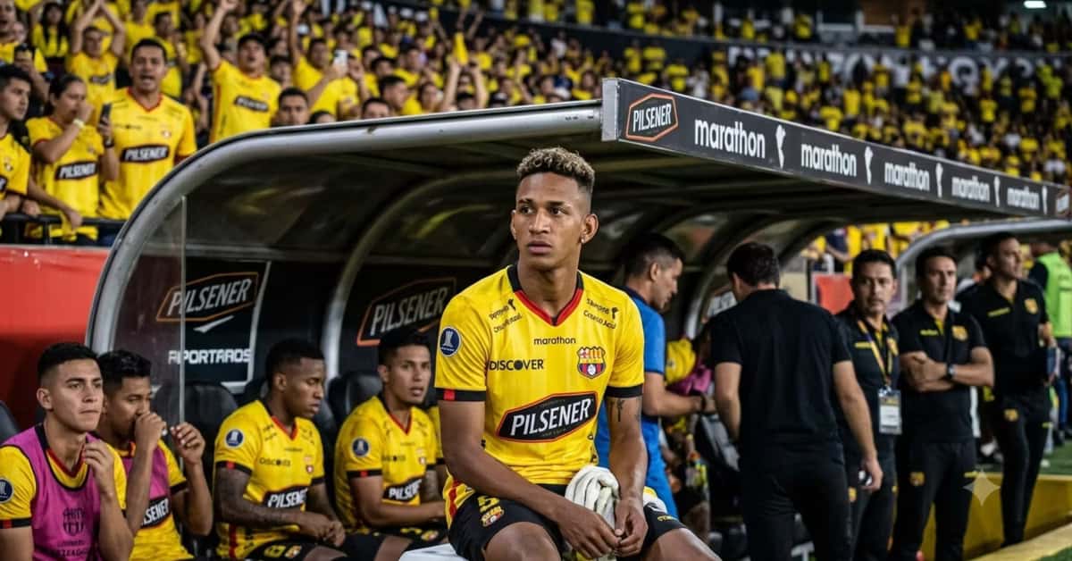 Jandry Gómez en la banca de BSC