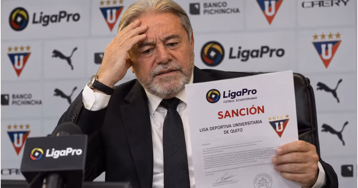 Isaac Alvarez y una carta de sanción a LDU