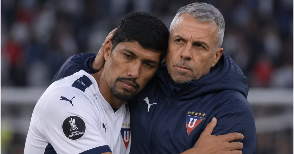 Gustavo Álvarez y Luis Segovia en LDU