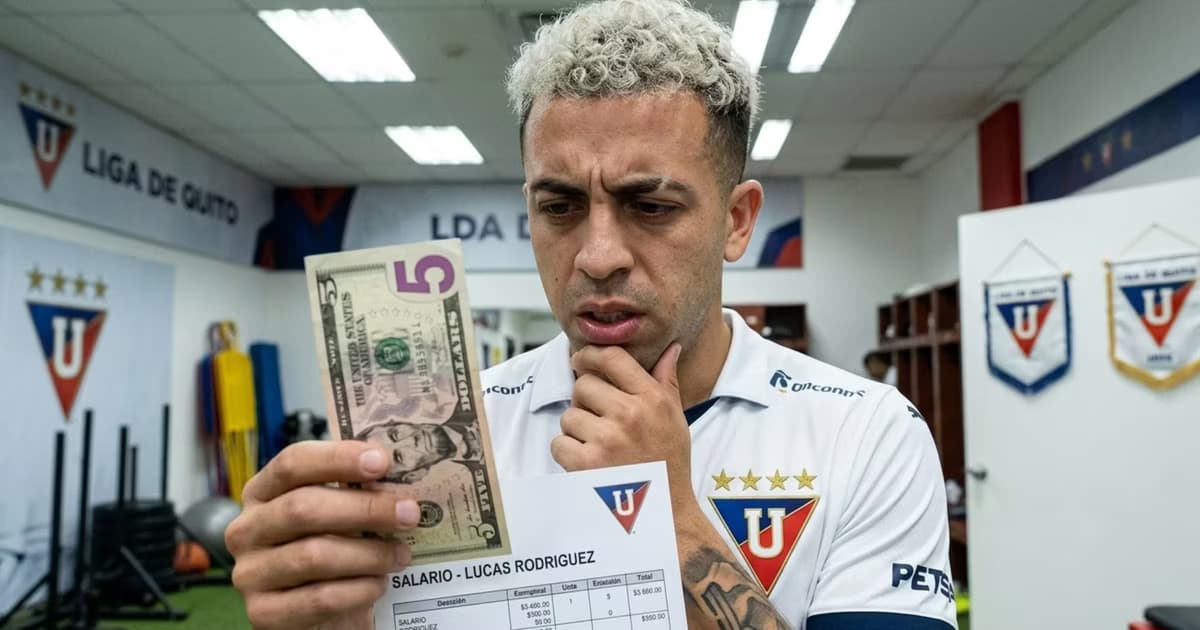 Lucas Rodríguez y su sueldo en LDU