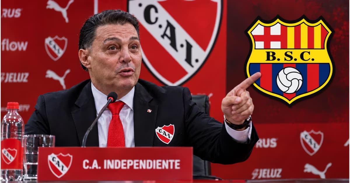 Alfaro Moreno como dirigente de Independiente de Avellaneda