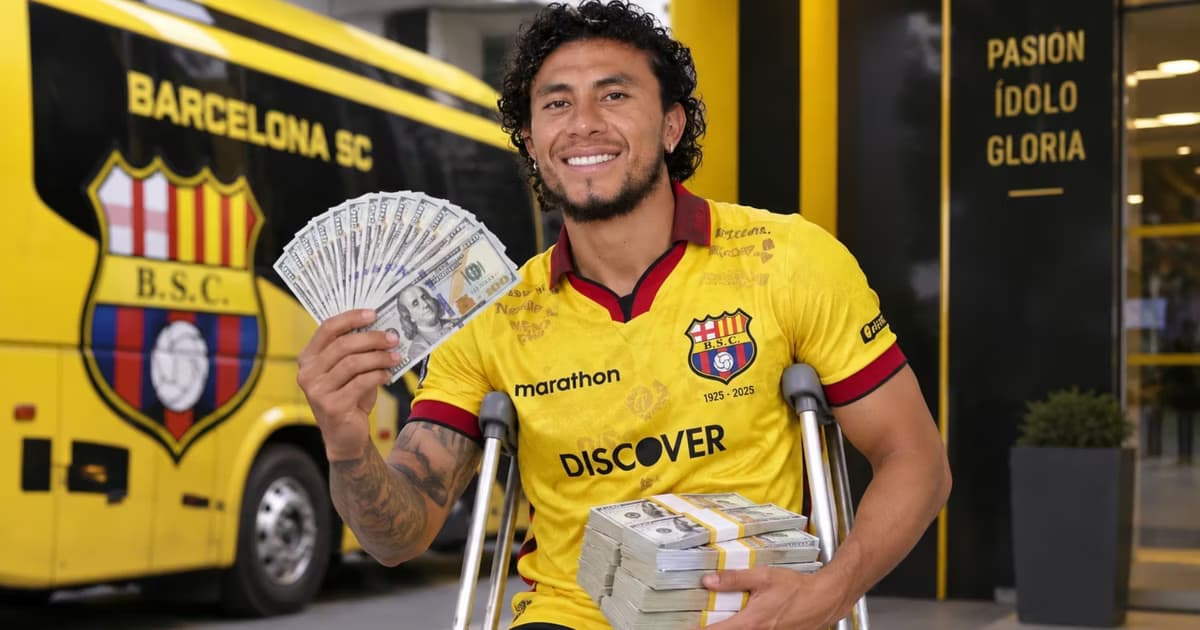 Joao Rojas con mucho dinero