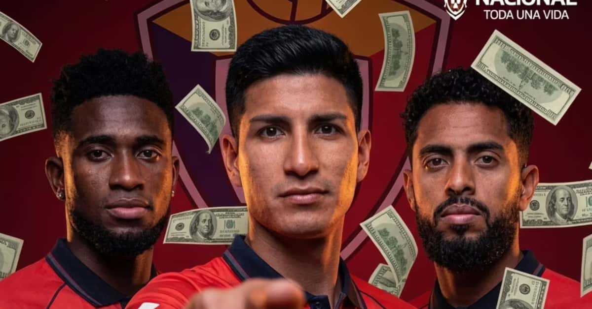 Los jugadores de El Nacional