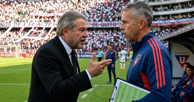 Isaac Álvarez perdió la paciencia con LDU y exigió no regalar un punto más en Casa Blanca