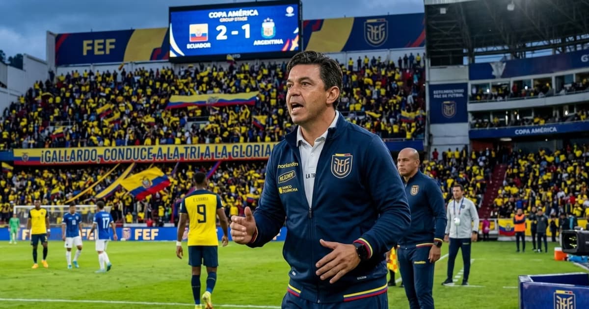 Marcelo Gallardo como DT de la TRI