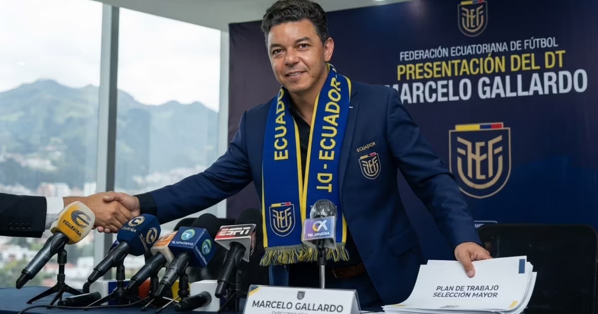 Marcelo Gallardo como DT de la TRI