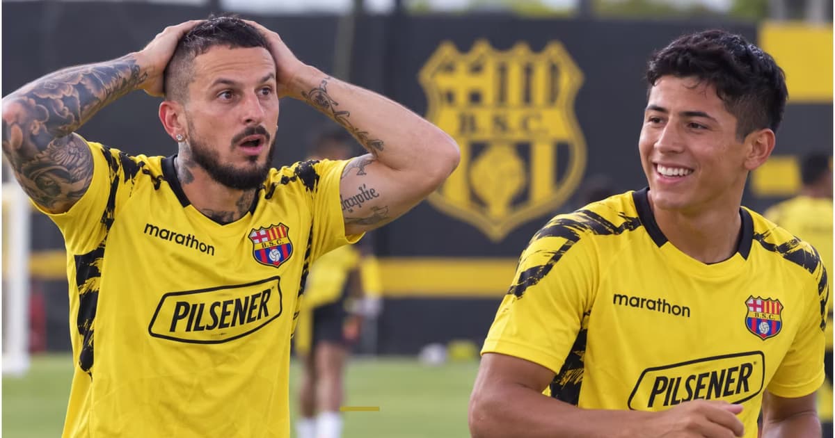 Benedetto y Carlos Medina en Barcelona SC