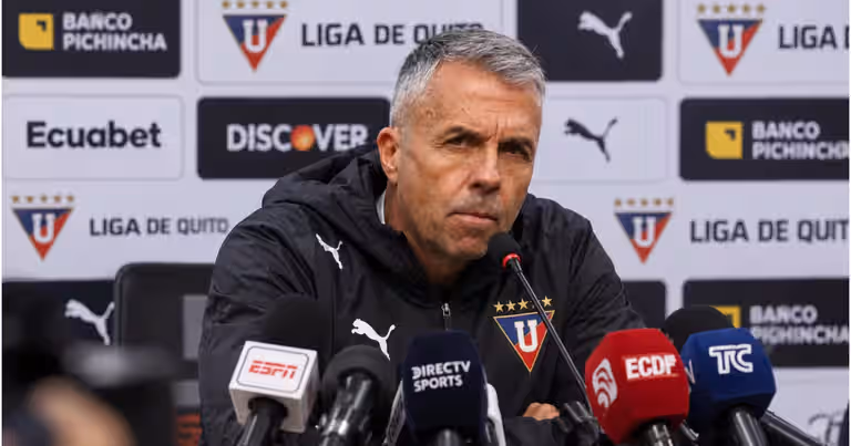 Gustavo Álvarez reconoce la falta de contundencia de LDU y explica qué falló ante Macará