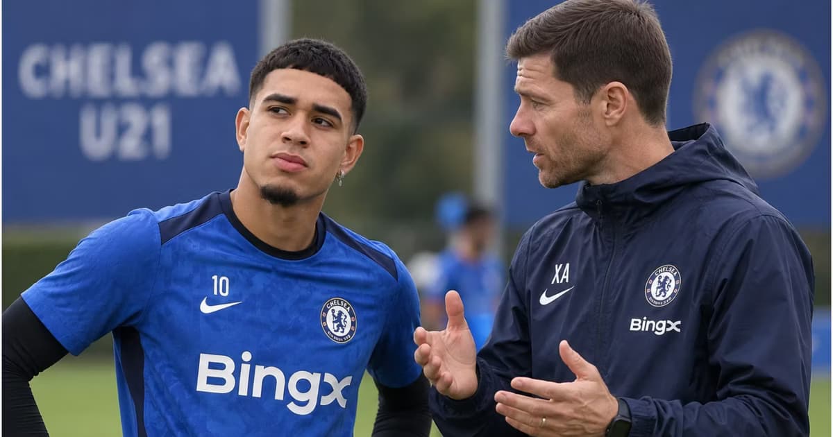 Kendry Páez y Xabi Alonso en el Chelsea