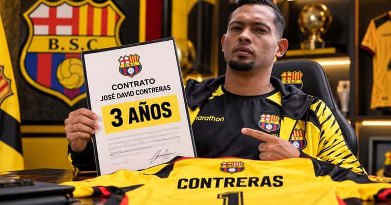 La oferta de tres temporadas que Barcelona SC prepara para José David Contreras