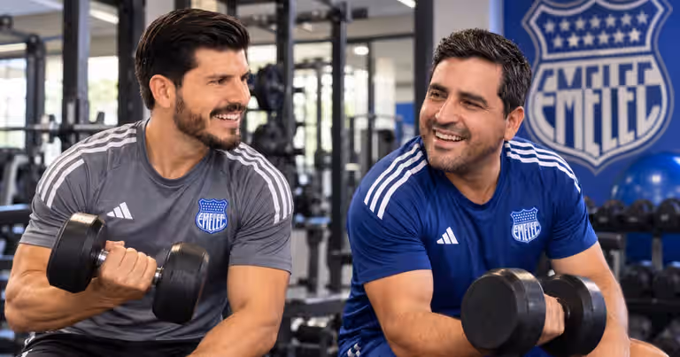 José David Jiménez y Chalo Vargas desatan críticas en Emelec tras aparecer juntos en un gimnasio