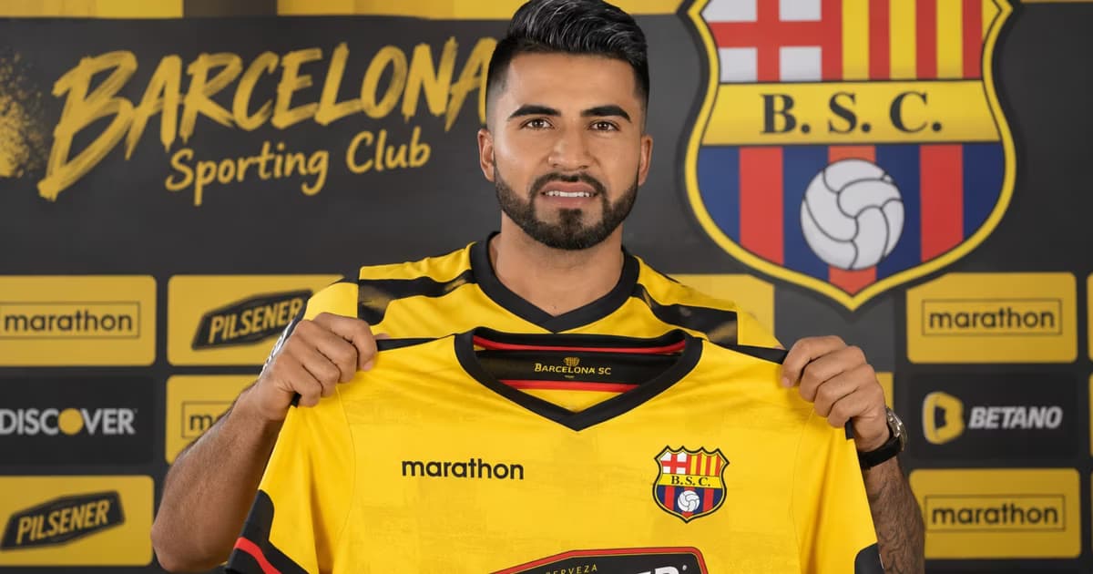 Adolfo Muñoz como nuevo jugador de Barcelona SC