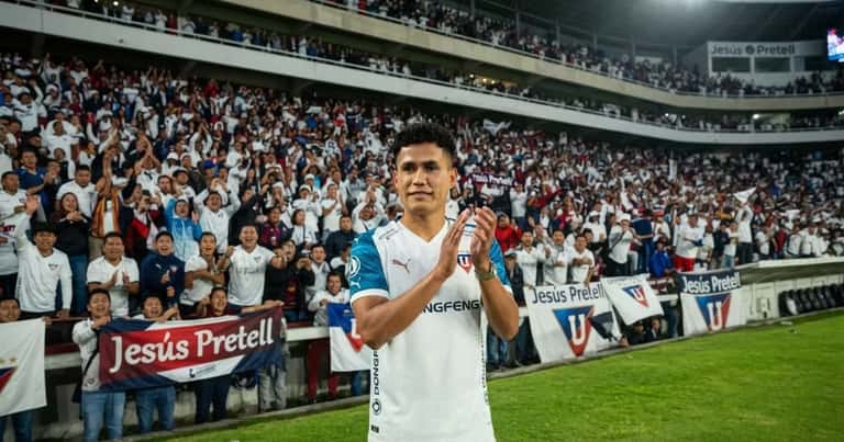 La hinchada de LDU se rinde ante Jesús Pretell: Tiene cuatro pulmones