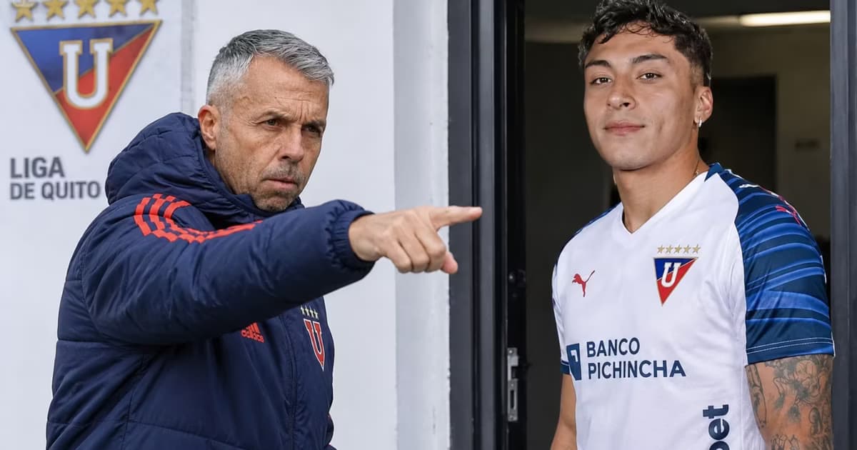 Alejandro Tobar y Gustavo Alvarez en LDU