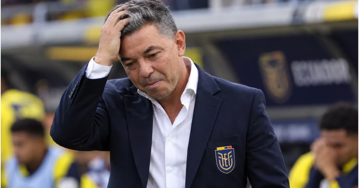 Marcelo Gallardo preocupado como DT de Ecuador