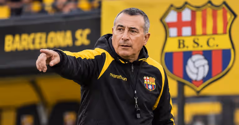 Guillermo Sanguinetti es el entrenador elegido para dirigir a Barcelona SC en 2027
