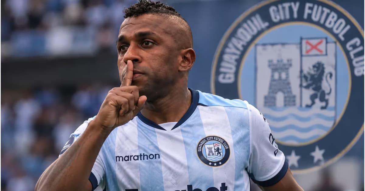 Miller Bolaños como jugador del Guayaquil City