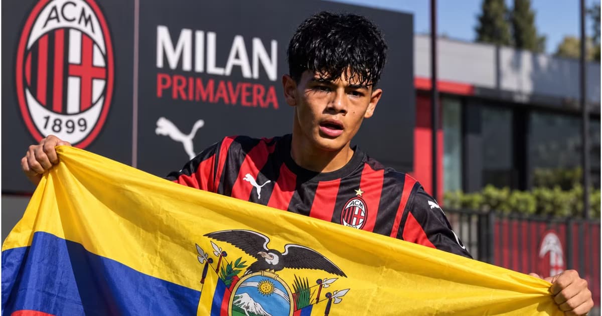Daniel Amagua en el AC Milan