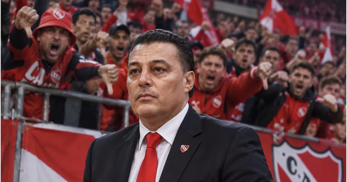 Alfaro Moreno como dirigente de Independiente de Avellaneda