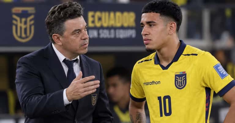 Marcelo Gallardo probará a Kendry Páez antes de asegurarle un lugar en Ecuador