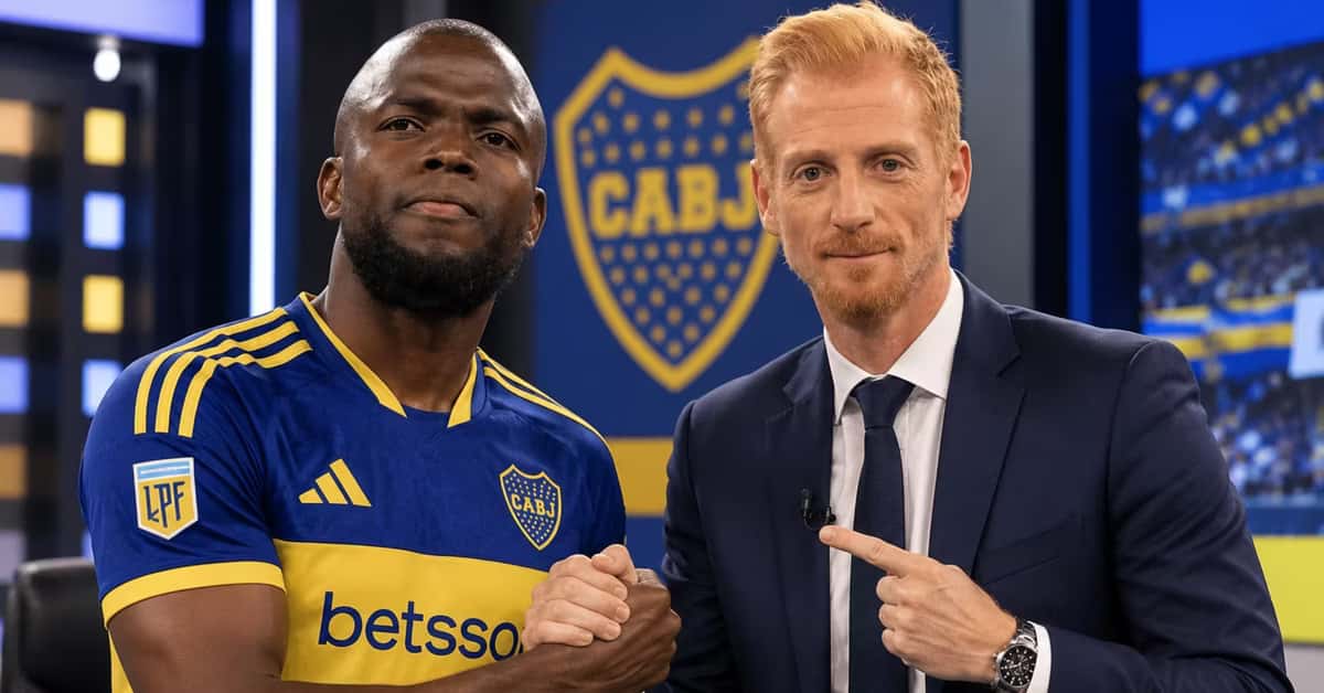 Enner Valencia y Martín Liberman