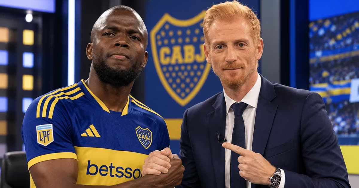 Enner Valencia y Martín Liberman