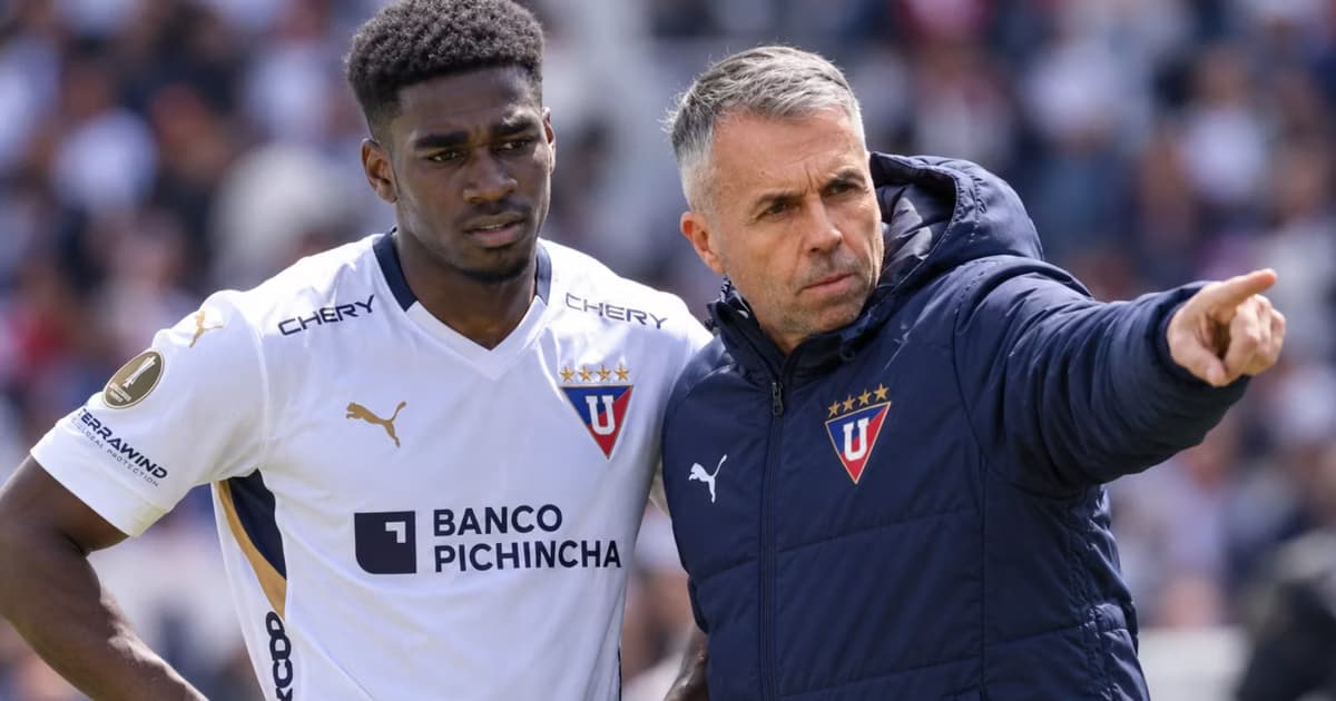 Félix Torres y Gustavo Alvarez en Liga de Quito