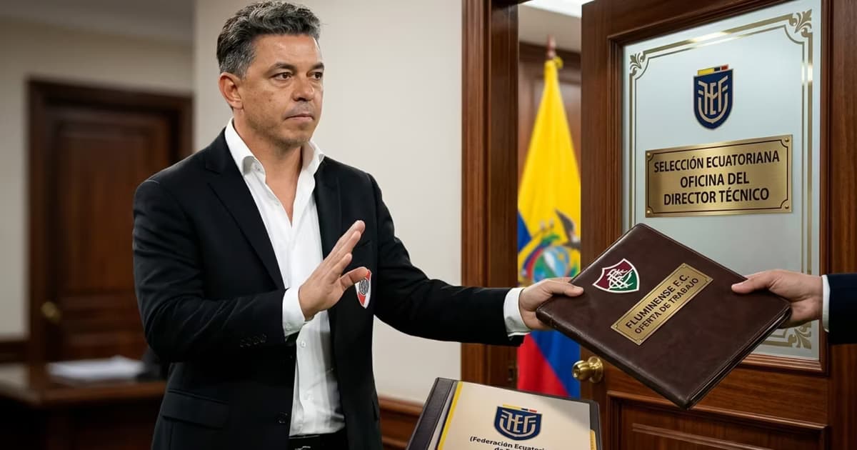 Marcelo Gallardo y las carpetas de la TRI y Fluminense