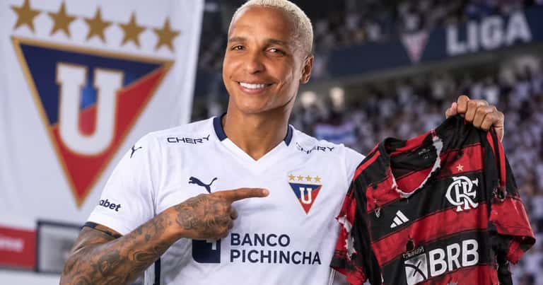 Deyverson festejó la eliminación de Flamengo de la Libertadores