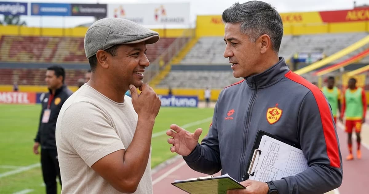 Franklin Salas con el Beto Araujo