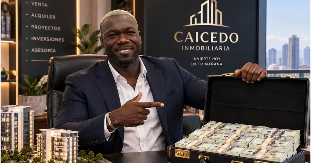 Felipe Caicedo con mucho dinero en su empresa