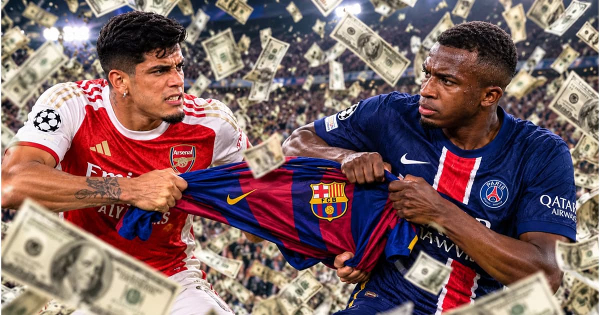 Piero Hincapié y Willian Pacho se pelean por la camiseta del FC Barcelona