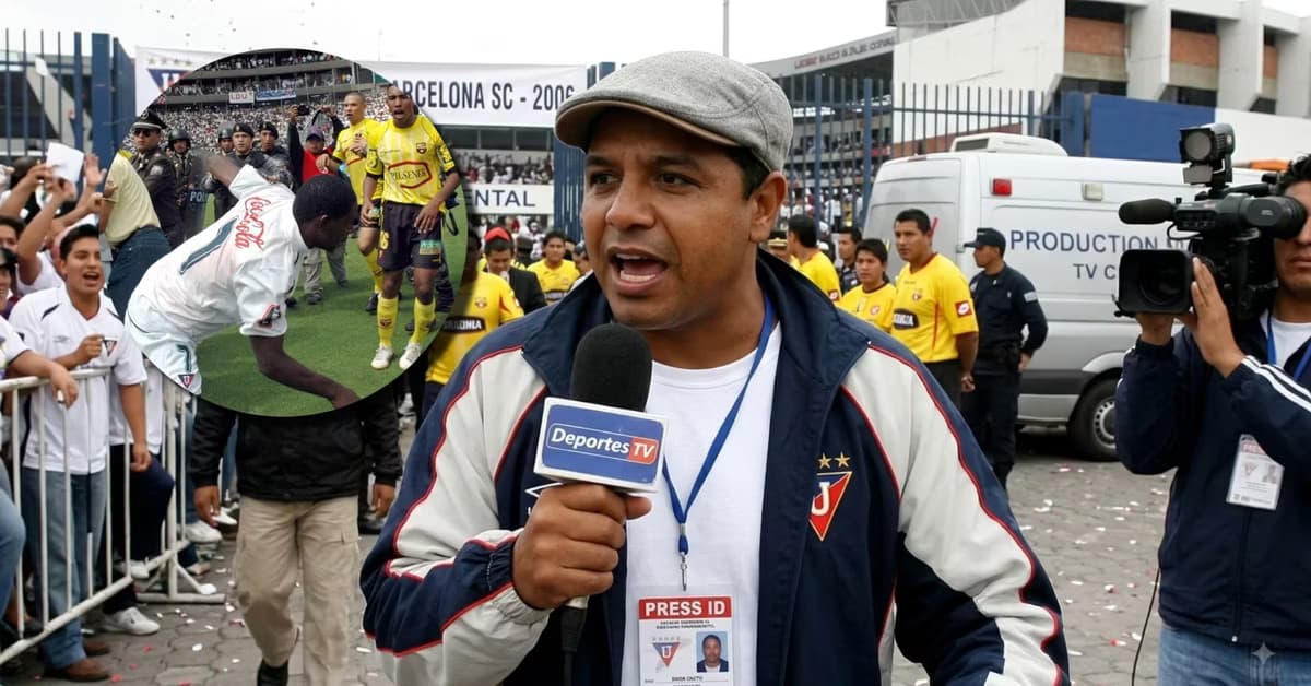 En la pelea entre Liga de Quito y Barcelona SC, me quedé conversando de algo importante con José Francisco Cevallos